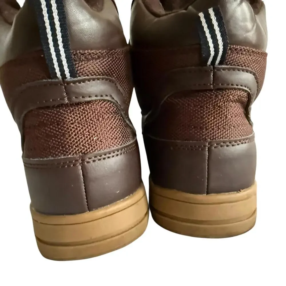 NAUTICA Dark Brown New Bedford‎ Mens Ankle Duck Boots, 9
